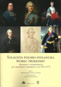 Szlachta polsko-inflancka wobec - okładka książki