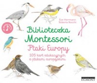 Biblioteczka Montessori Ptaki Europy - okładka podręcznika