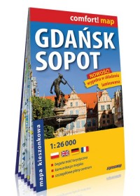 Comfort!map Gdańsk,Sopot 1:26 000 - okładka książki