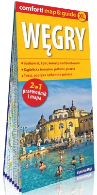 Comfort!map&guide XL Węgry 2w1 - okładka książki