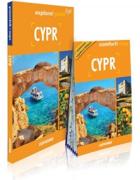 Cypr light przewodnik + mapa - okładka książki