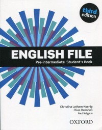 English File 3E Pre-Intermediate - okładka podręcznika