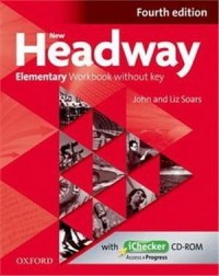 Headway NEW 4E Elementary WB without - okładka podręcznika