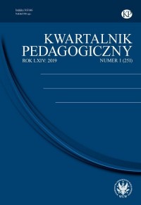 Kwartalnik Pedagogiczny 2019/1 - okładka książki
