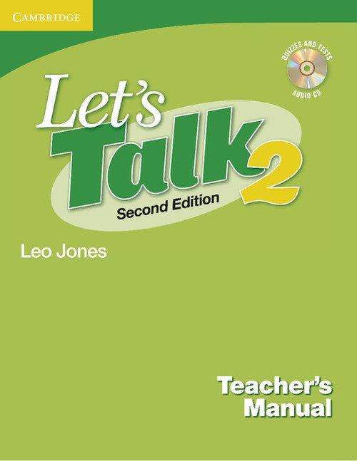 powiększ Lets Talk 2 Teachers Manual 2 with - okładka podręcznika