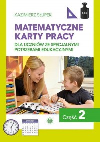 Matematyczne karty pracy cz. 2 - okładka książki