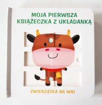 Moja pierwsza książeczka z układanką - okładka książki