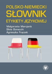 Polsko-niemiecki słownik etykiety - okładka książki