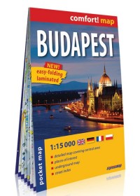Comfort! map Budapeszt pocket 1:15 - okładka książki