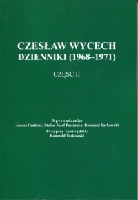 Czesław Wycech. Dzienniki (1968-1971) - okładka książki