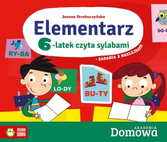 Domowa Akademia Elementarz 6-latek - okładka podręcznika