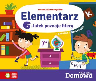 Domowa Akademia Elementarz 6-latek - okładka podręcznika