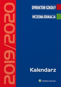 Kalendarz Dyrektora Szkoły 2019/2020 - okładka książki