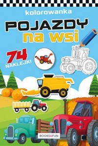 Pojazdy na wsi naklejki - okładka książki