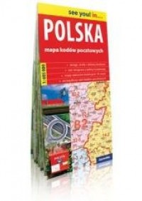 Polska. Mapa kodów pocztowych - okładka książki