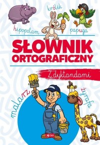 Słownik ortograficzny z dyktandami - okładka podręcznika