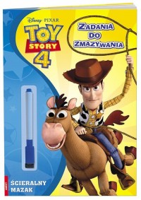 Toy Story 4 Zadania do zmazywania - okładka książki