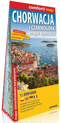 Comfort! map Chorwacja i Czarnogóra - okładka książki