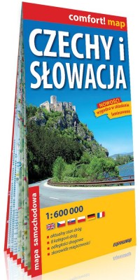 Comfort! map Czechy i Słowacja - okładka książki