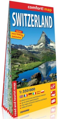Comfort! map Switzerland 1:350 - okładka książki
