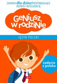 Geniusz w rodzinie Język polski - okładka książki
