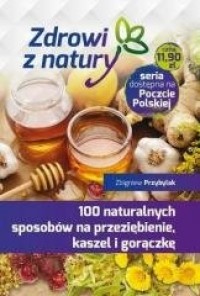 100 naturalnych sposobów na przeziębienie, - okładka książki