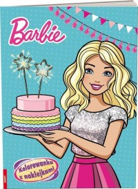 Barbie Kolorowanka z naklejkami - okładka książki