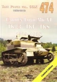 Carden-Loyd Mk VI TK-3 TKF TKS - okładka książki