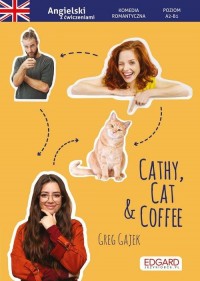 Cathy cat and coffee. Angielski - okładka podręcznika