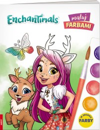 Enchantimals Maluj farbami - okładka książki