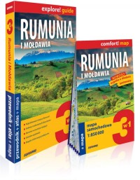 Rumunia 3w1 przewodnik + atlas - okładka książki