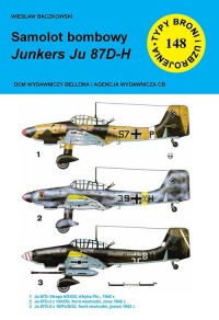 Samolot bombowy Junkers Ju 87 D-H - okładka książki