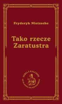 Tako rzecze Zaratustra - okładka książki