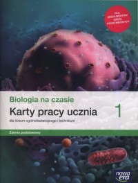 Biologia na czasie LO 1. Karty - okładka podręcznika