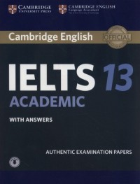 Cambridge IELTS 13 Academic Authentic - okładka podręcznika