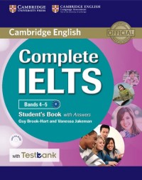 Complete IELTS Bands 4-5 Students - okładka podręcznika