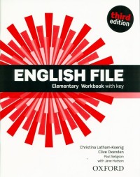 English File 3E Elementary WB With - okładka podręcznika