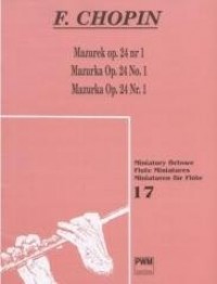 Mazurek op. 24 nr 1, MF na fortepian - okładka książki