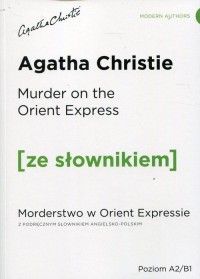 Murder on the Orient Express Morderstwo - okładka podręcznika