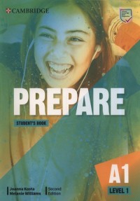 Prepare A1 Students Book - okładka podręcznika