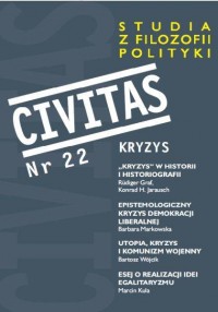 Civitas nr 22. Studia z filozofii - okładka książki