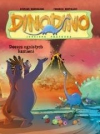 DinoDino. Deszcz ognistych kamieni - okładka książki