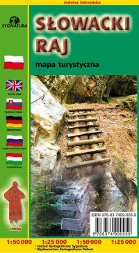 Mapa turystyczna - Słowacki raj - okładka książki