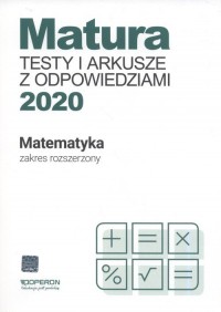 Matura 2020. Matematyka. Testy - okładka podręcznika