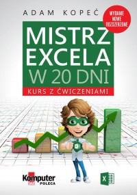 Mistrz Excela w 20 dni - okładka książki
