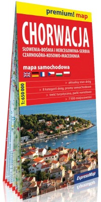 Premium!map Chorwacja 1:650 000 - okładka książki