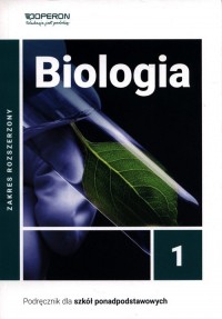 Biologia 1. Szkoła ponadpodstawowa. - okładka podręcznika
