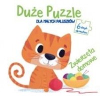 Duże puzzle dla małych paluszków - okładka książki