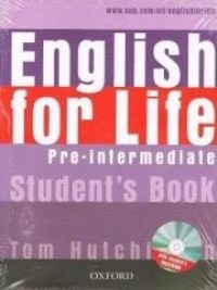 English for life Pre-Intermediate - okładka podręcznika