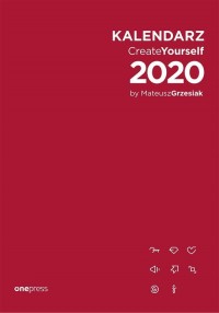 Kalendarz Create Yourself 2020 - okładka książki
